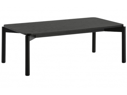 Černý jasanový konferenční stolek Teulat Atlas 110 x 60 cm