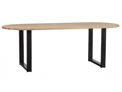 Dubový oválný jídelní stůl Cletis 220 x 90 cm II.