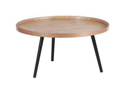 Hnědý jasanový konferenční stolek Mireli 78 cm848x848