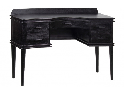 Černý akátový psací stůl Libie 120 x 40 cm