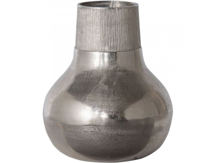 Stříbrná kovová váza Kymani L848x848