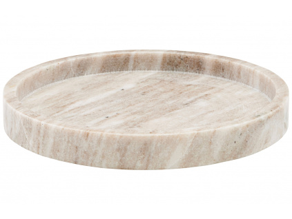 Béžový mramorový tácek Meraki Marble 25 cm