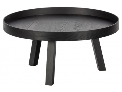 Černý borovicový konferenční stolek Bea 76 cm