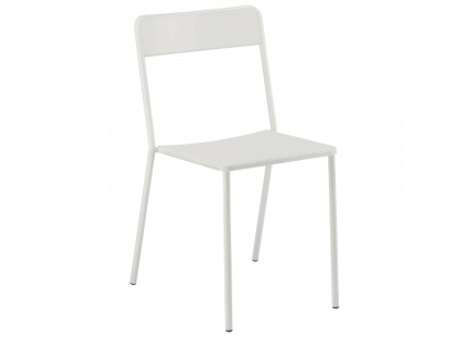 Bílá kovová zahradní židle COLOS C 1.1/1