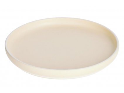 Béžový porcelánový dezertní talíř LaForma Roperta Ø 21,5 cm