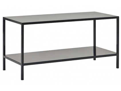 Černý kovový konferenční stolek Fari 85 x 35 cm