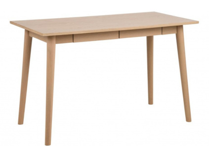 Přírodní dubový pracovní stůl Maryt 120x60 cm