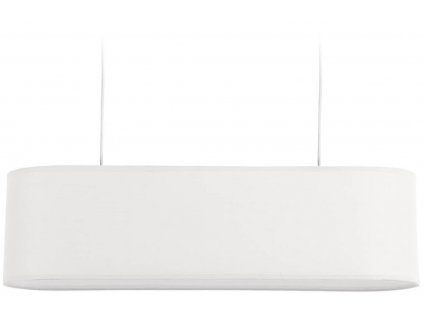 Bílé stínidlo Kave Home Palette 75 cm