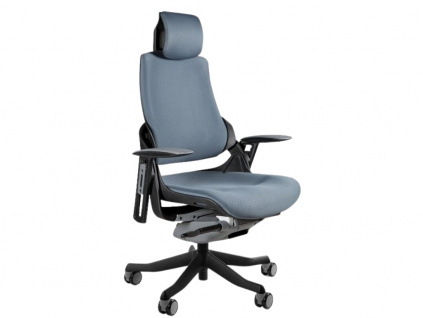 Šedá designová kancelářská židle Master E04