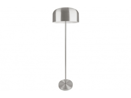 Stříbrná kovová stojací lampa Ari 150 cm