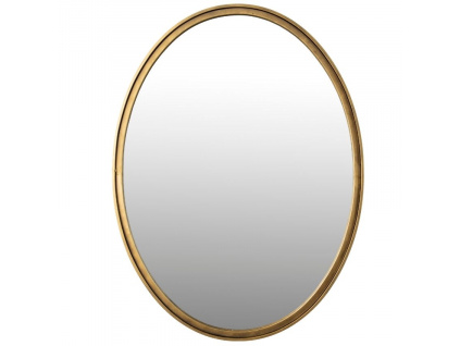 Mosazné oválné závěsné zrcadlo WLL Matz M