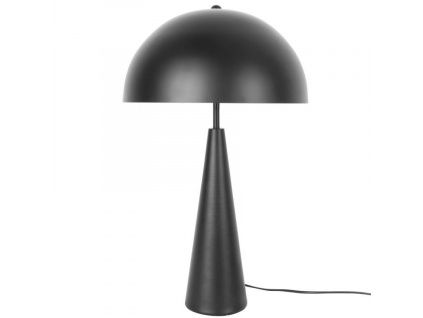 Černá kovová stolní lampa Agni