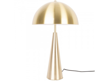 Zlatá kovová stolní lampa Agni