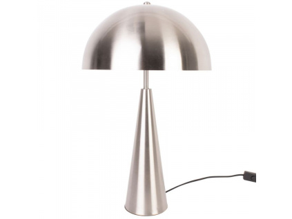 Stříbrná kovová stolní lampa Agni