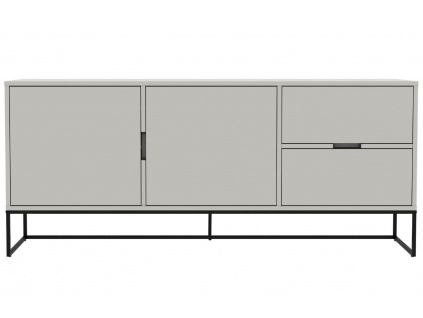 Matně bílá lakovaná komoda Tenzo Lipp I. 176,5 x 43 cm