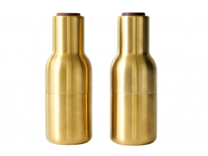 Set dvou zlatých kovových mlýnků na sůl a pepř MENU GRINDER 20,5 cm