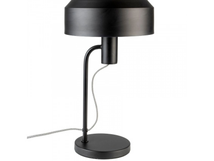 Černá kovová stolní lampa WLL LANDON