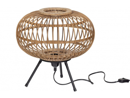 Přírodní bambusová stolní lampa Livot