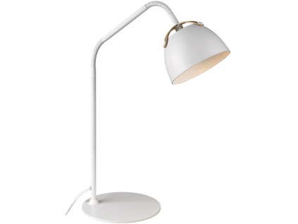 Bílá kovová stolní lampa Halo Design Oslo