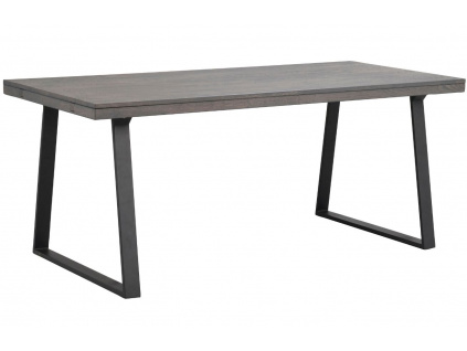 Tmavě hnědý dubový jídelní stůl ROWICO BROOKLYN I. 170 x 95 cm