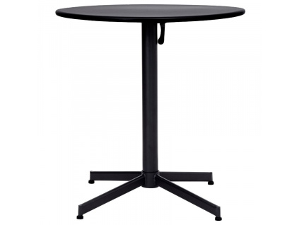 Černý kovový stolek Helo 72 cm