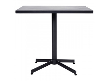Černý hranatý kovový stolek Helo 73 cm