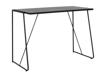 Černý lakovaný pracovní stůl Tenzo Work I 100 x 55 cmNávrh bez názvu