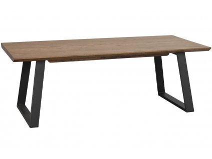 Hnědý dubový konferenční stolek ROWICO MELVILLE 140 x 65 cm