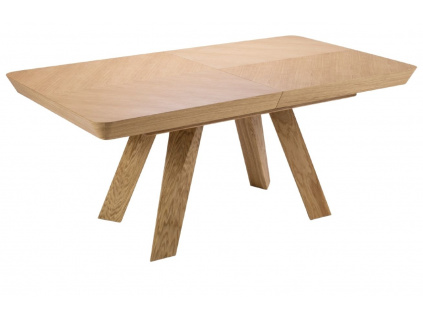 Dubový rozkládací jídelní stůl Windsor & Co Njal 100 x 180-380 cm