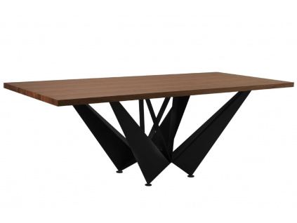 Hnědý dubový jídelní stůl Windsor & Co Volans 260 x 100 cm