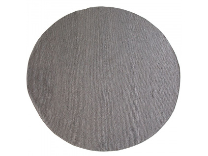 Šedý vlněný kulatý koberec ROWICO AUCKLAND 250 cm