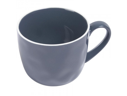 Tmavě modrý porcelánový hrnek Kave Home Pontis 400 ml