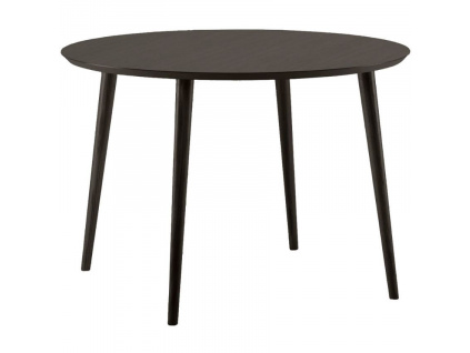 Černý dubový jídelní stůl Woodman Cloyd 100 cm