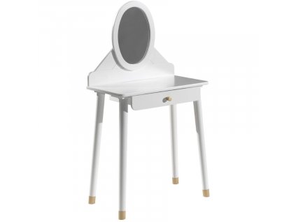 Bílý toaletní stolek Vipack Billy 70 x 40 cm