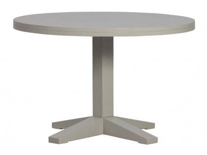 Šedo bílý mangový jídelní stůl Daket 120 cm