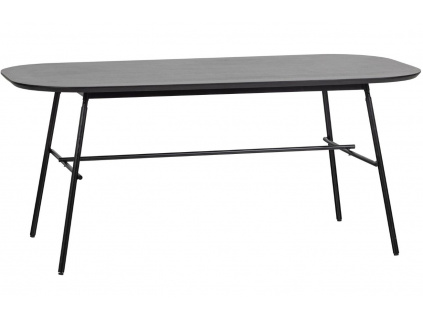 Černý mangový jídelní stůl Gancen 180 x 90 cm