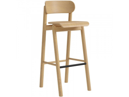 Dubová barová židle Honza 77 cm