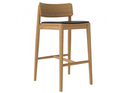 Dubová barová židle Dante 66 cm