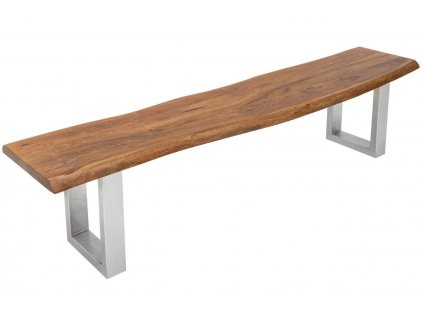 Masivní akátová lavice Holz 160 cm