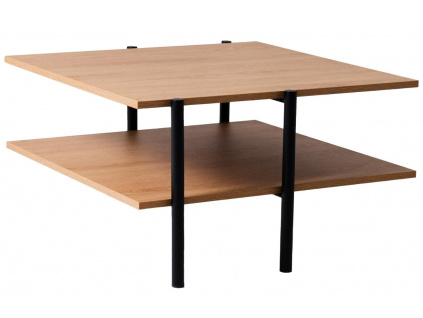 Dubový konferenční stolek Raven 80 x 80 cm
