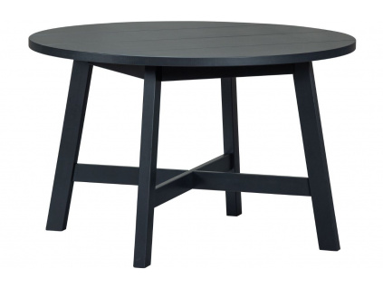 Černý borovicový jídelní stůl Besona 120 cm