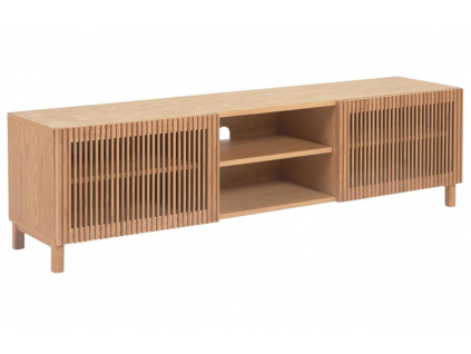 Dubový TV stolek Kave Home Beyla 180 x 42,5 cm