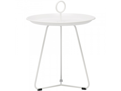 Bílý kovový odkládací stolek HOUE Eyelet 45 cm