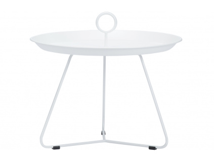 Bílý kovový konferenční stolek HOUE Eyelet 57,5 cm