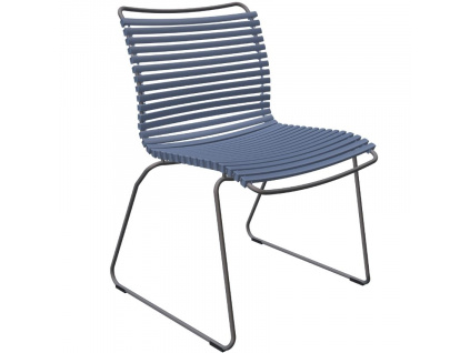 Modrá plastová zahradní židle HOUE Click