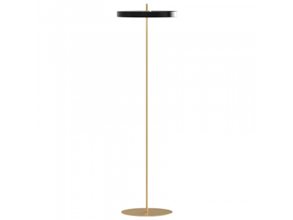 Černá kovová stojací lampa UMAGE ASTERIA 150 cm