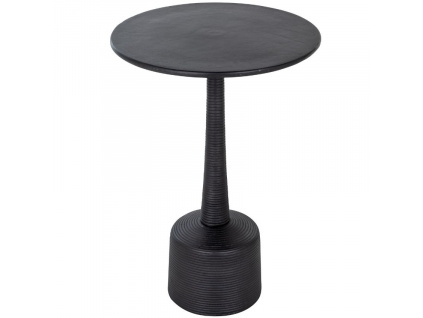 Černý kovový odkládací stolek Richmond Willy 40 cm