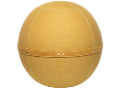 Žlutý látkový sedací/gymnastický míč Bloon Original 55 cm
