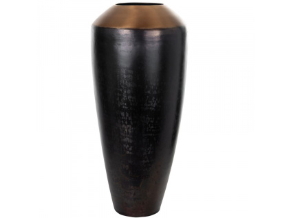 Černá kovová váza Richmond Danito L