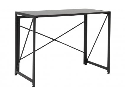Černý pracovní skládací stůl Tenzo Fold 100 x 50 cm